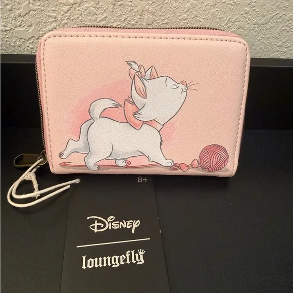 Loungefly Disney the Aristocrats Marie Ribbon Backpack with matching wallet - Picture 6 of 7